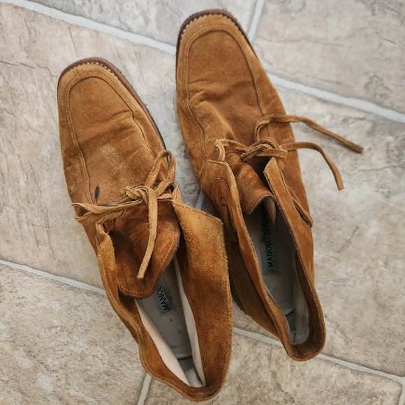 Suede tie-front shoes - Picture 1 of 5